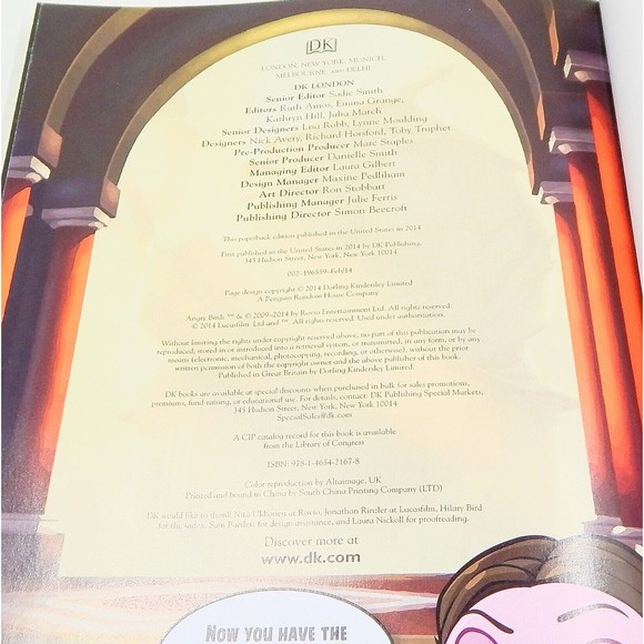 Angry Birds Star Wars Character Encyclopedia Paperback 2014 Lucasfilm - Picture 11 of 12